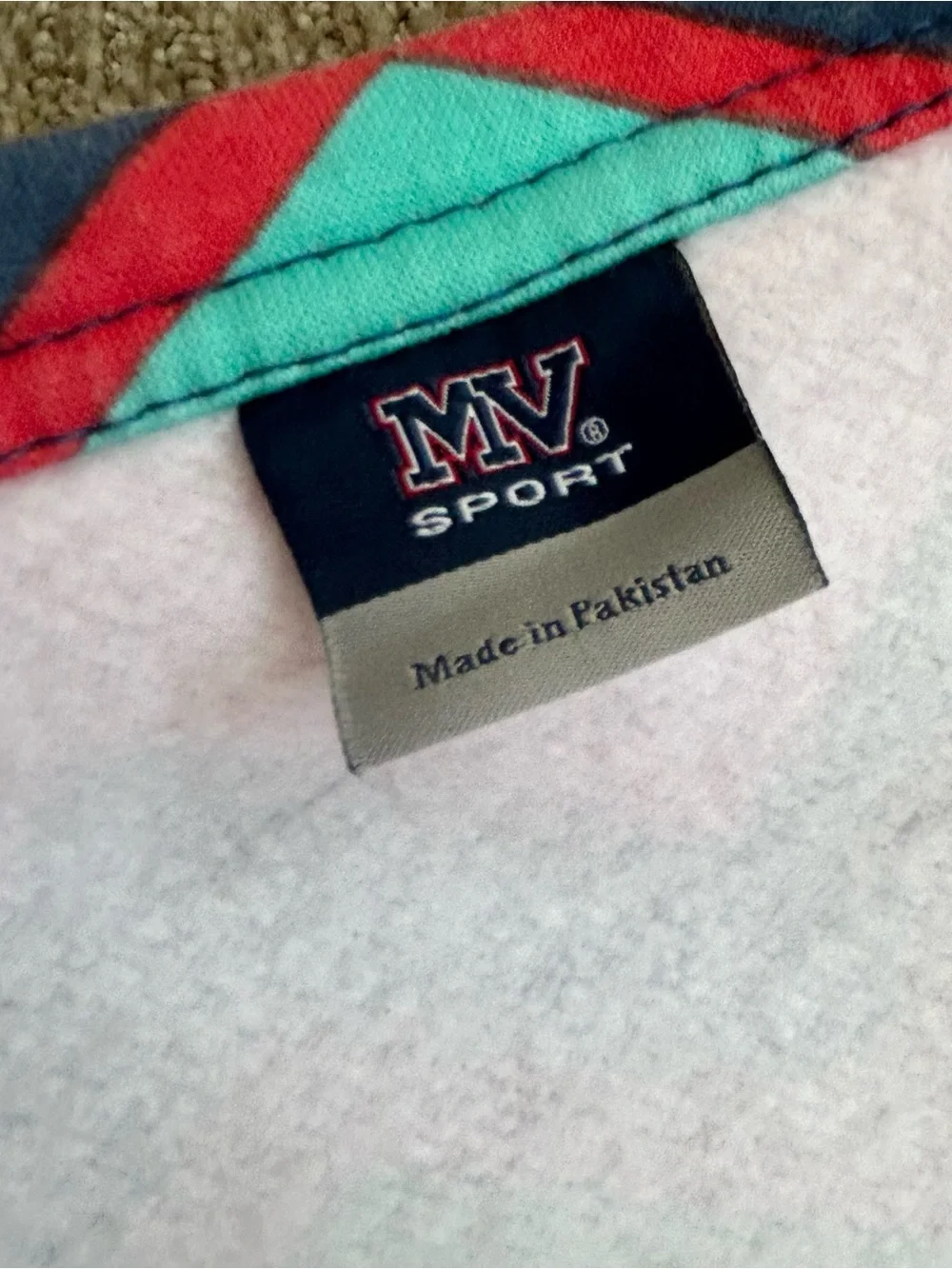 MV Sport Chevron Sweatshirt Stadium Blanket Hillsboro Hops 2013 39” X 57”